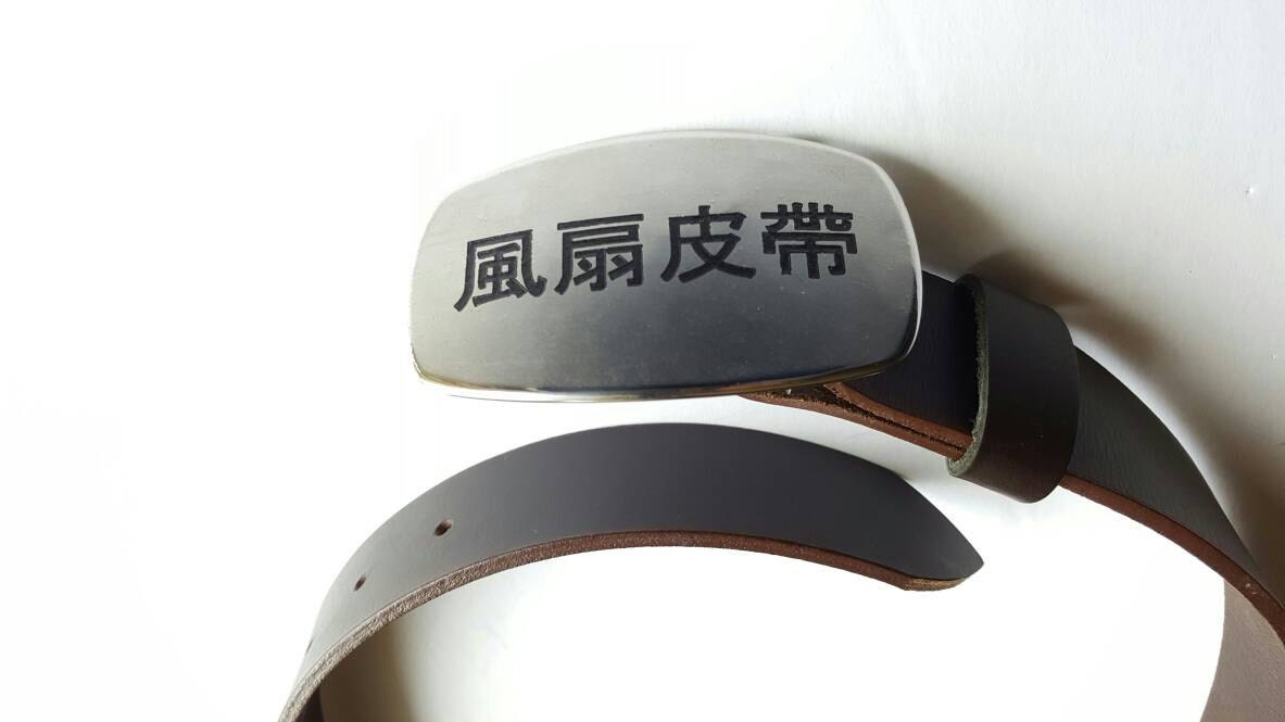 Customized Buckle & Belt SET, Personalized Monogram, Etched Belt Buckle with Leather Belt for Jeans, Hypoallergenic Stainless Steel Gifts