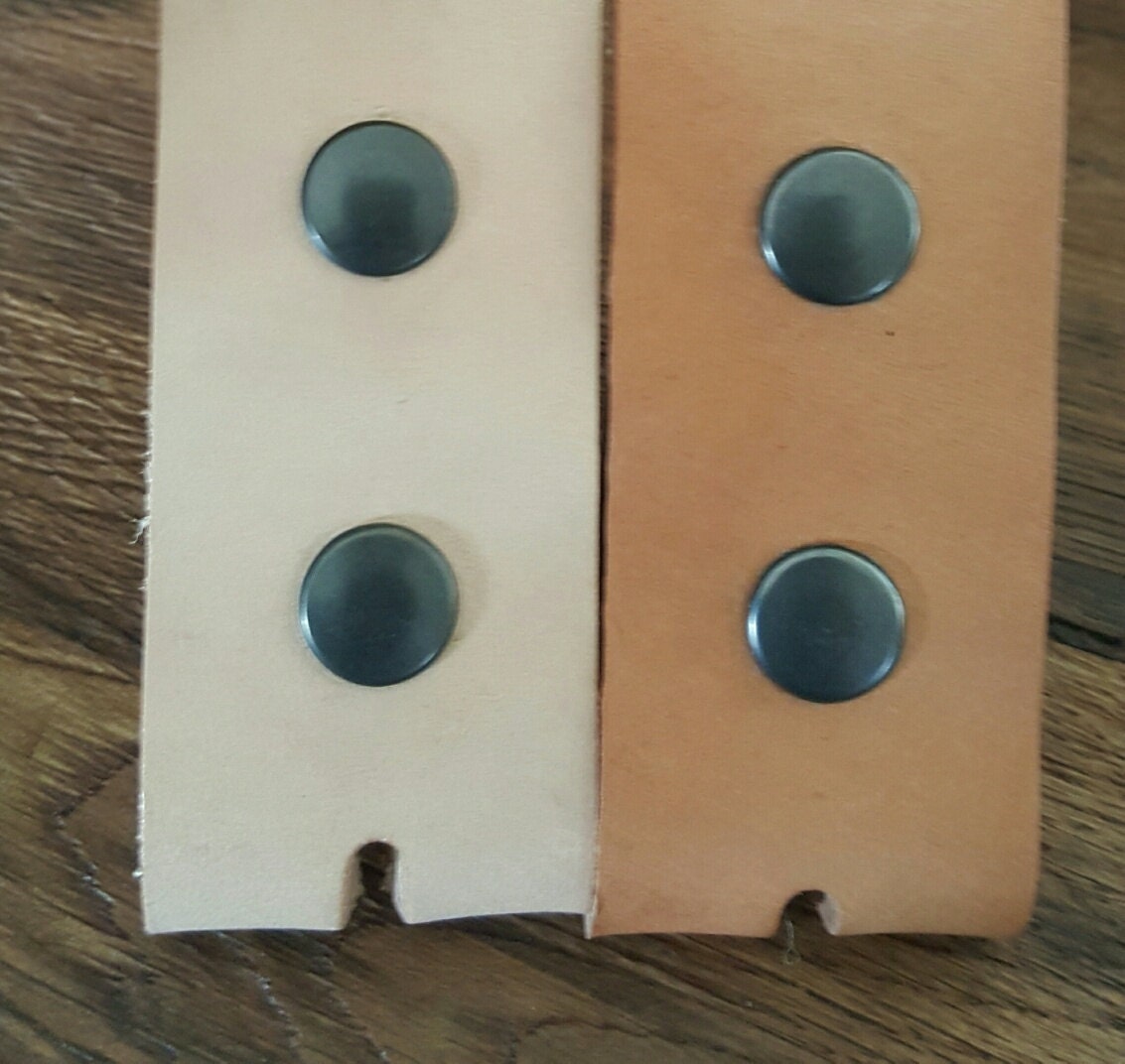 1-1/2" Natural or w/Hand Rubbed Mink Oil Leather Belt 1-1/2" Wide Belt for Jeans ~ Casual ~INTERCHANGEABLE with Snaps ~ Custom Cut