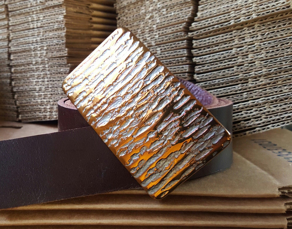 Suit Belt Buckle, Made in Canada, Hypoallergenic, Hand Forged Accessories, Solid Stainless Steel, Unisex Gifts, Fits 1.25" Belt For Suits,