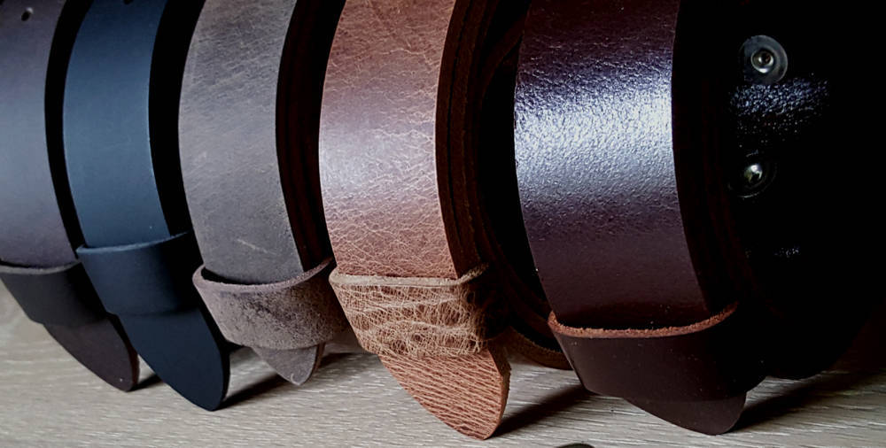 Leather Belt with SNAPS for Jeans or Suits Custom Cut Men's Belt Women's Belt Black, Brown Fawn, Distressed, Mahogany Leather Belt w/ Snaps