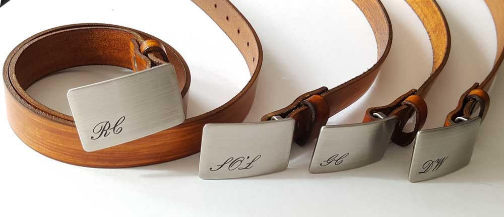 Belt and Buckle, Groom & Groomsmen's Gift, Monogrammed Buckle and 1.25" Belt, Personalized Gifts, Groomsmen Gift, Keepsake, Boyfriend Gift