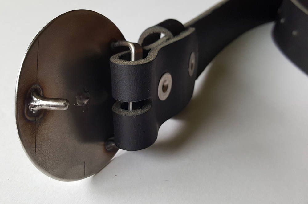 Nautical Belt and Buckle, Buckle & Leather Belt w/ Snaps, Custom Cut Belt, Sailing Accessory, Nautical Jewelry, Unisex Gift, Sailor's Gift