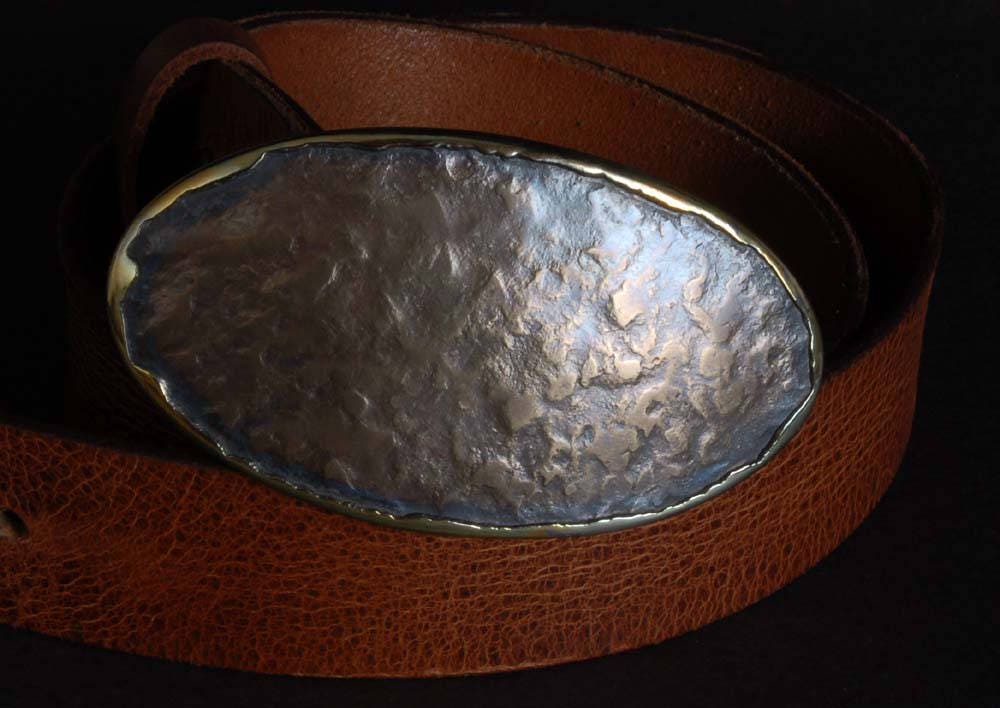 Belt Buckle, Men's Buckle, Women's Buckle, Oval Western Buckle, Canadian Made Buckle, Calgary Stampede Accessories, Fits 1.5" Leather Belt