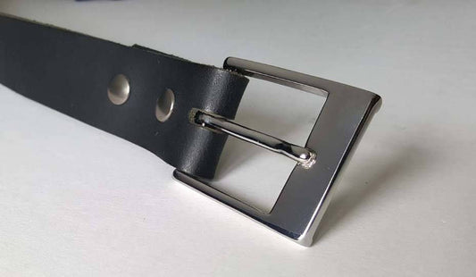 Belt & Buckle Set Choose from Five Colours 1-1/4" Belt and Buckle for Suits ~ Custom Cut Belt -Gift for Guys or Gals Belt with Snaps