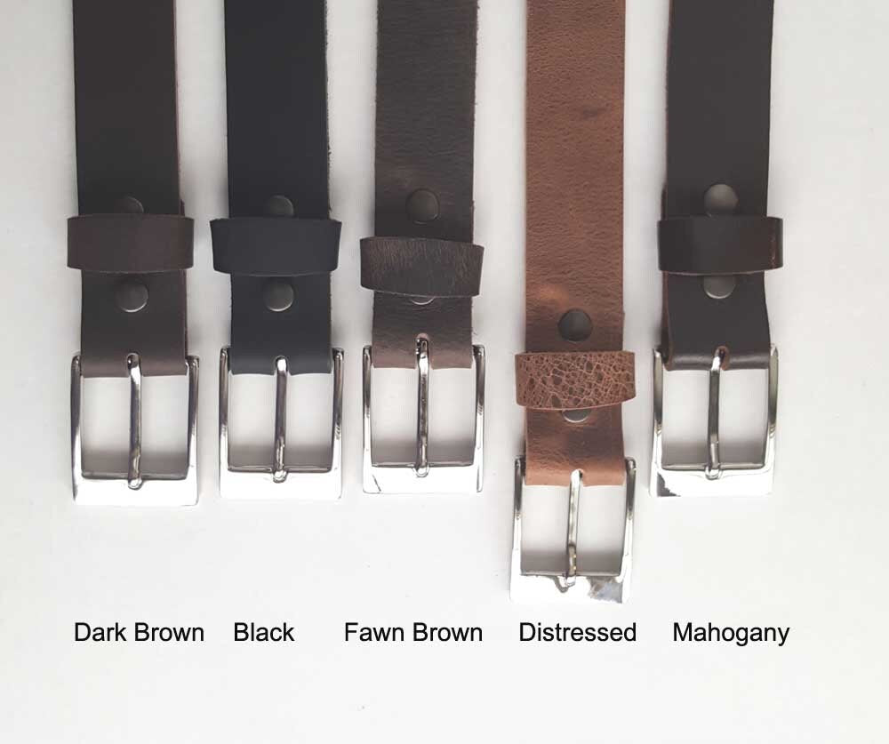Leather Belt & Simple Buckle with Snaps Every day Belt and Buckle Work Wear Gear Belt for Suits Gifts for Guy Gift for Gal Daily Wear