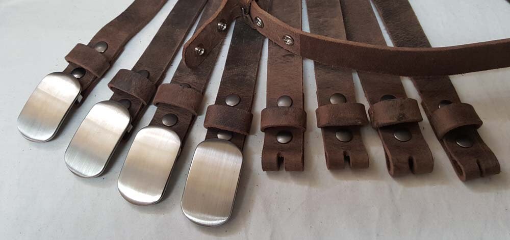 Ladies Leather Interchangeable Belt with Snaps Belt for Jeans or Suit Custom Cut Leather Belt 5 Belt Colours, Made to Measure