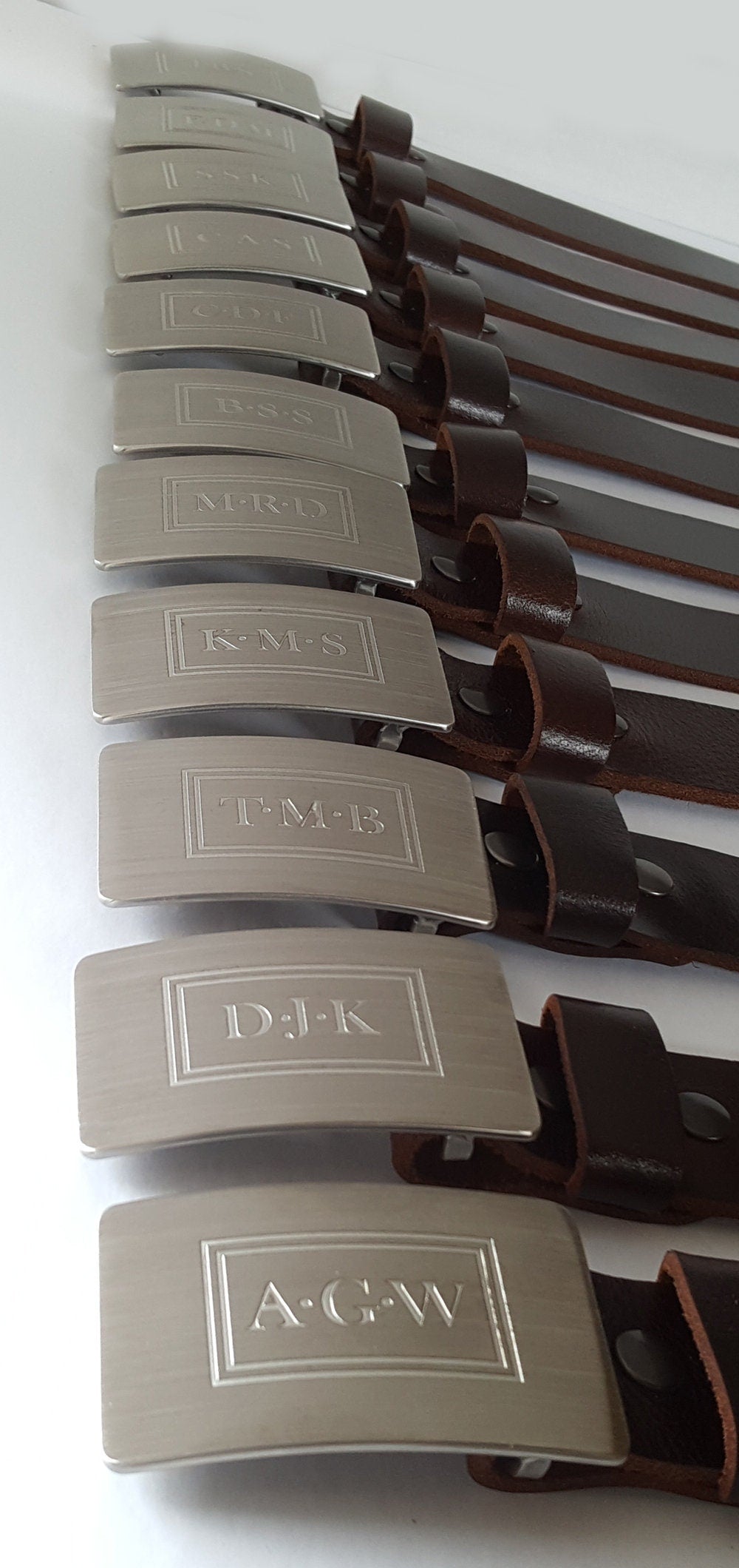 Personalized Monogrammed Belt & Buckle Set for Jeans, Casual Pant, Customized Gift, Monogram, Personalized Accessories, Gentlemen's Gifts