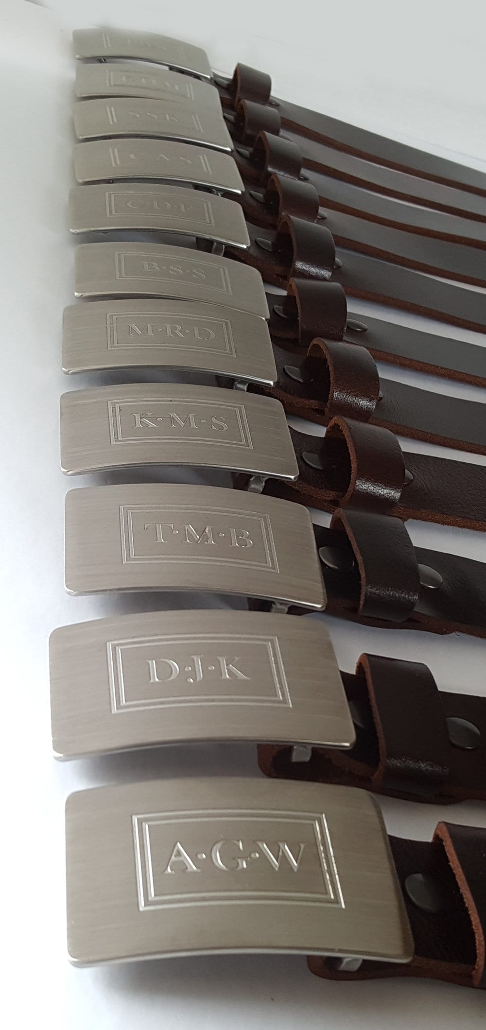 Monogrammed Belt & Buckle Set for Suit, Customized Gifts, Bespoke Gifts for Men, Monogram, Personalized Accessories, Gentlemen's Gifts