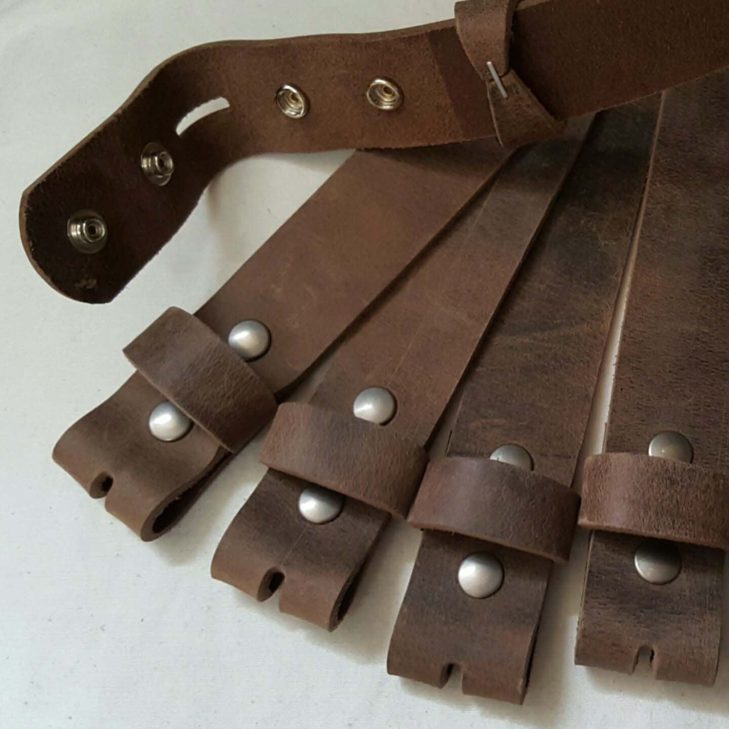 Belts Fawn Brown Leather Belts for Suits Belts for Jeans Leather Anniversary Custom Cut Leather Snap Belts Gift for Her Gift for Him