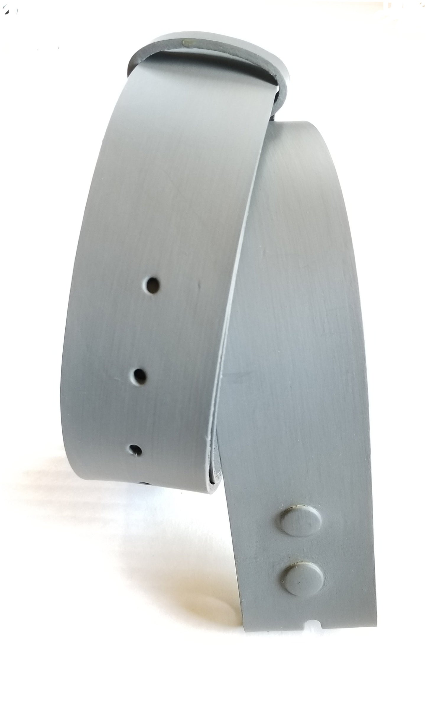 Grey Belt, 1-3/4" INCH Leather Belt for Jeans INTERCHANGEABLE Belt with Snaps, Custom Cut Leather Belts, Hand Dyed & Cut to Your Waist Size