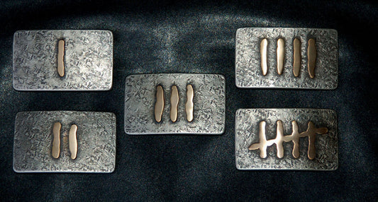 Belt Buckle Set Castaway Tally Marks Work Week Buckle Each Day of the Week Counting Days Castaway Doing Time Marking Time Unisex Gift Gag