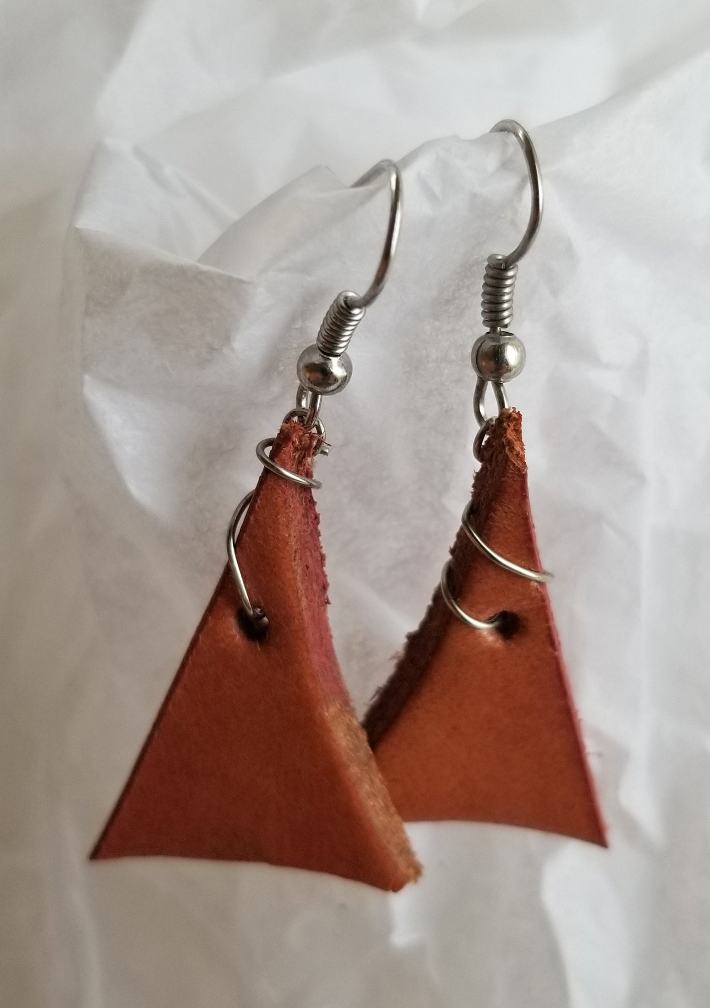Itsy Bitsy EARRINGS, Funky Earrings, Salmon Pink Unique Earrings with Gift Bag