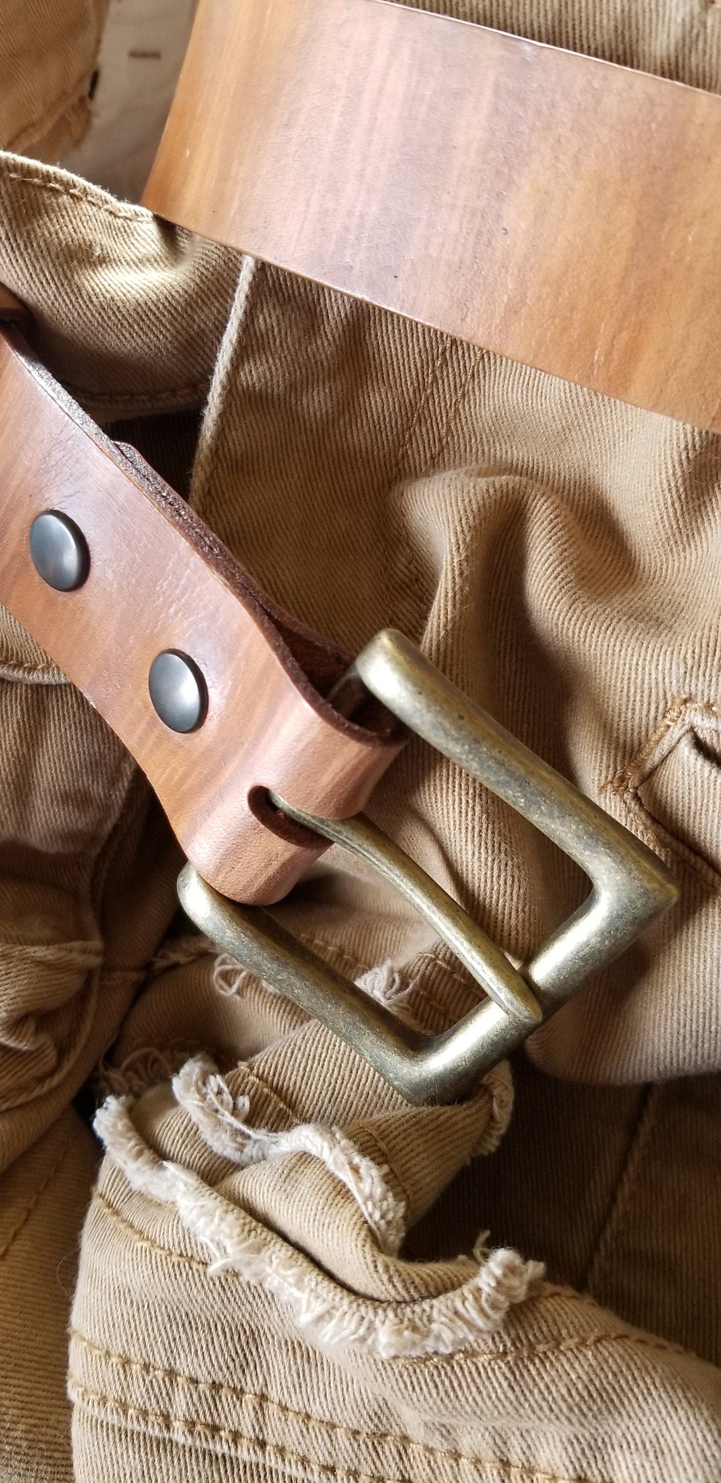 Belt Hand Dyed Leather Belt with Snap w Buckle, 1.5" Belt for Jean, Suit Belt 1.25" Wide, Father's Day or Mother's Day Gift, Unisex Gift