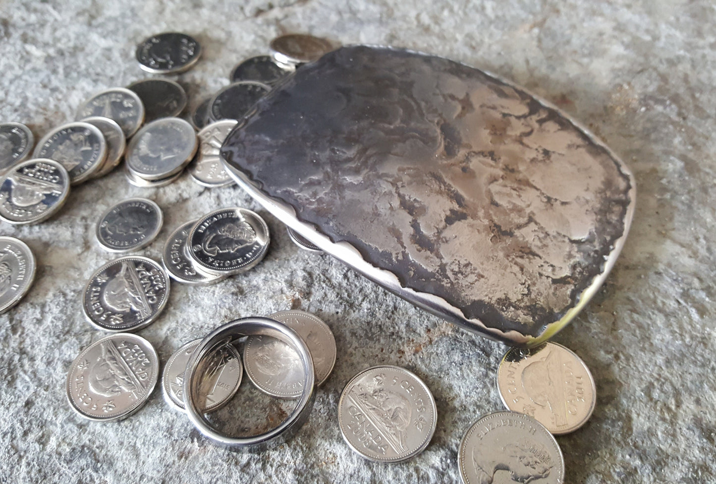 Bronze Buckle for 2" Belt Unisex Anniversary Gift Canadian Gift Blacksmith Hand Forged Belt Buckle His or Her Bronze Jean Buckle & Gift Bag