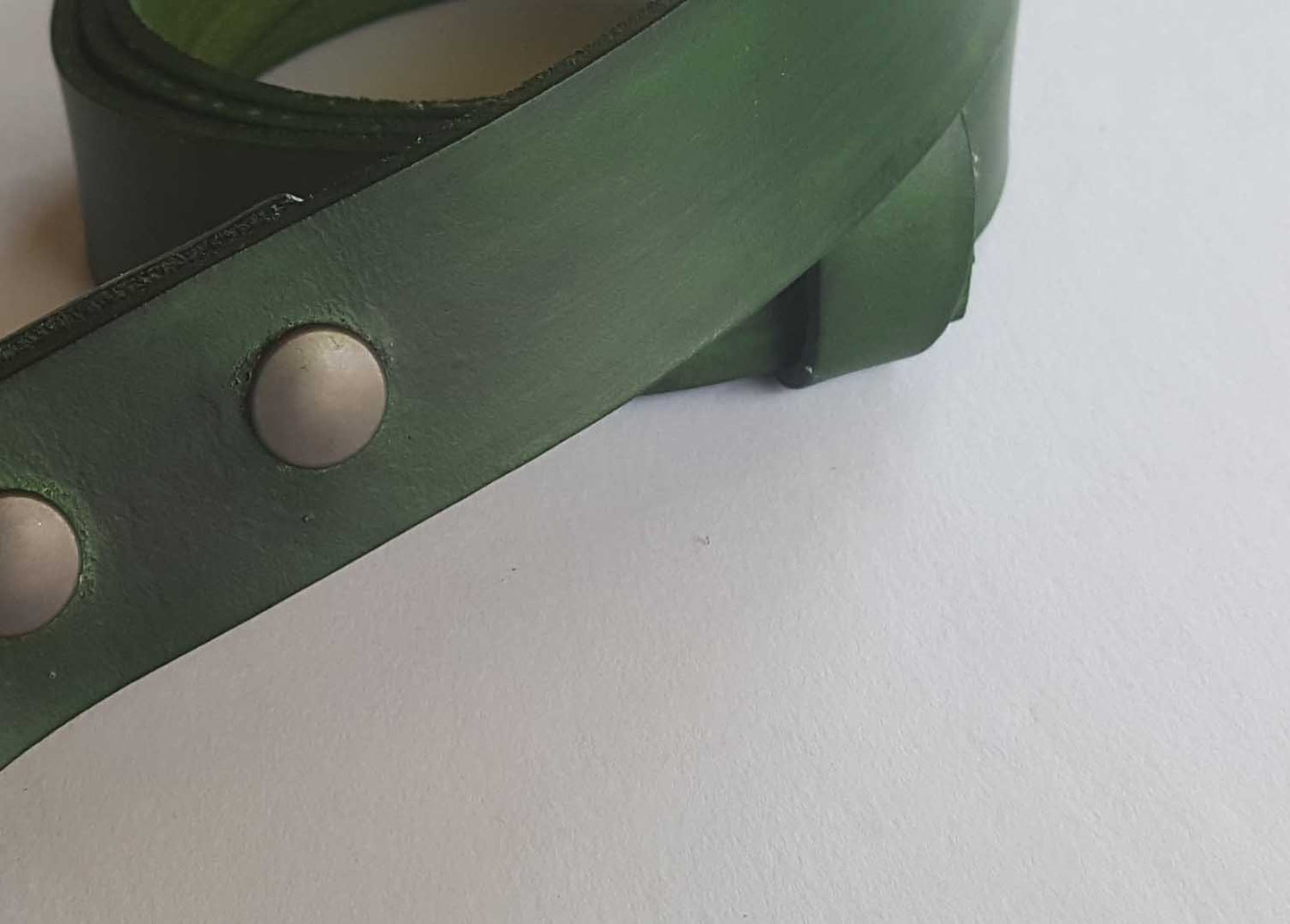 Unisex Snap Belt Hand Dyed Leather Belt Colored Belts, Belt with Snaps, Colored Belt Belt for Jean Belt for Suit Belt for Golf