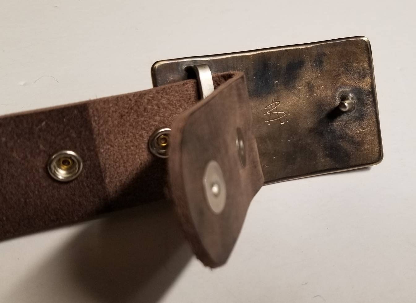 ROOTS Belt Buckle, Hand Forged Hypoallergenic, Freeform, Bronze & Stainless Steel, Buckle, Canadian Design by Robert Aucoin Fits 1.5" Belt