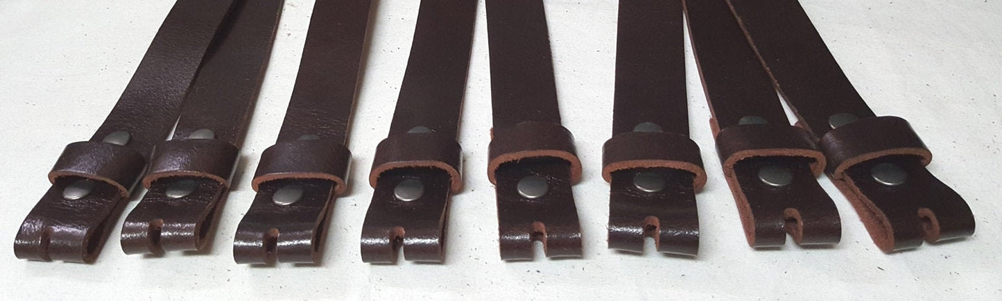 BLACK Leather Belts for Suits or Jeans Variety of Colours Made to Measure Custom Cut Leather Snap Belts 1.5" or 1.25" Unisex Snap Belts