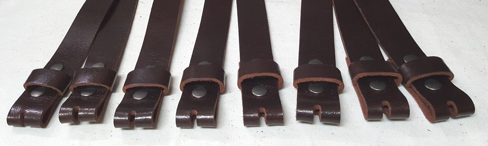 BLACK Leather Belts for Suits or Jeans Variety of Colours Made to Measure Custom Cut Leather Snap Belts 1.5" or 1.25" Unisex Snap Belts