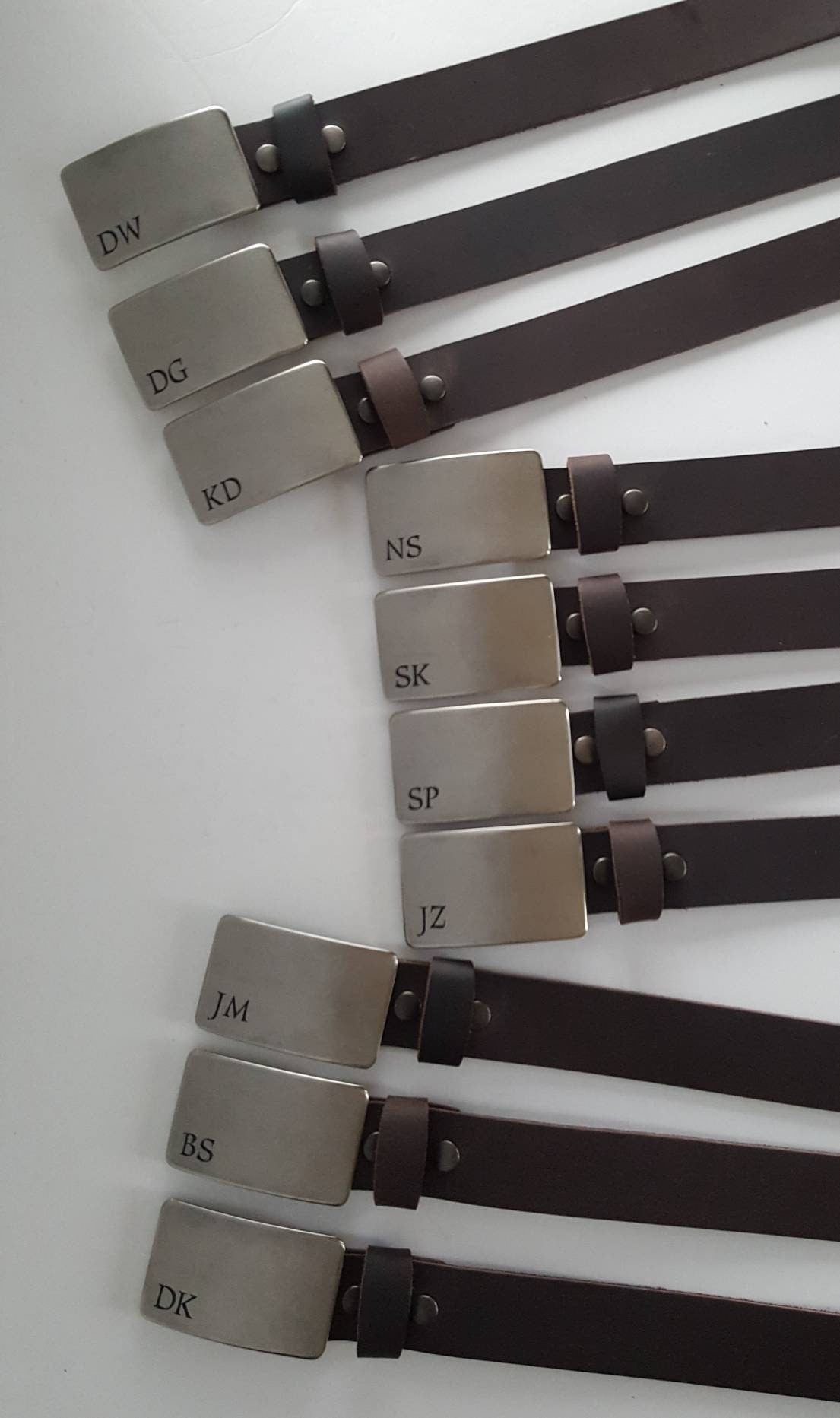 Monogrammed Belt & Buckle Set for Suit, , Customized Gifts, Bespoke Gifts for Men, Monogram, Personalized Accessories, Gentlemen's Gifts