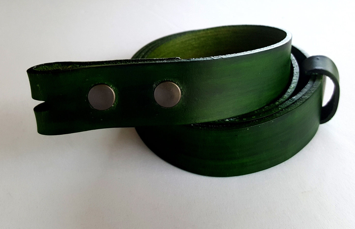 Belt Custom Hand Dyed Leather Belt with Snaps Jean Belt 1.5" Wide Suit Belt 1.25" Wide, Gifts for Guys, Unisex Gifts, Stocking Stuffer