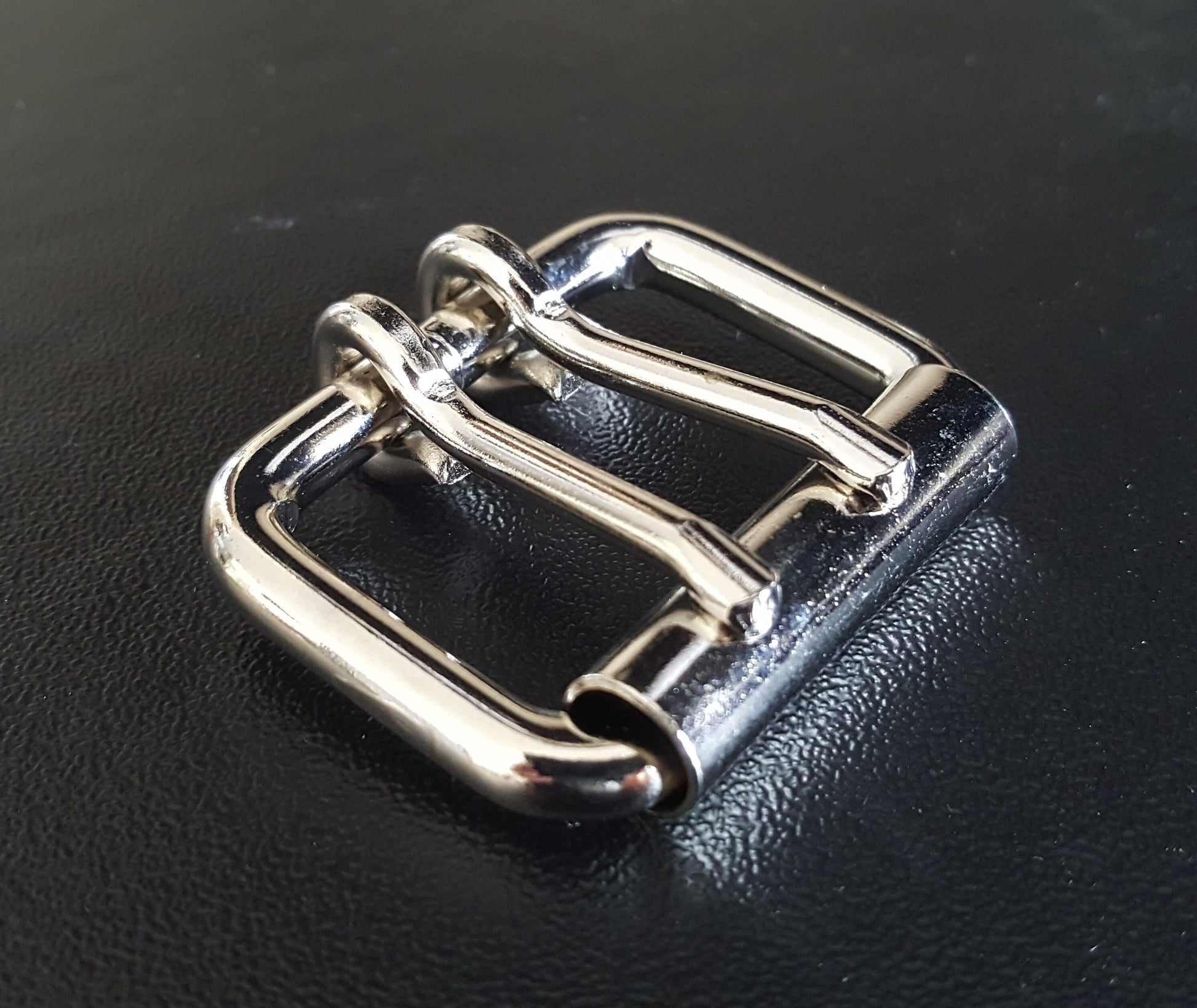 2 INCH Leather Belt & Buckle for Jeans, Workwear, Motorcycle Gear, Two Rows of Holes, INTERCHANGEABLE Belt with Snaps, 2" Leather Belts,