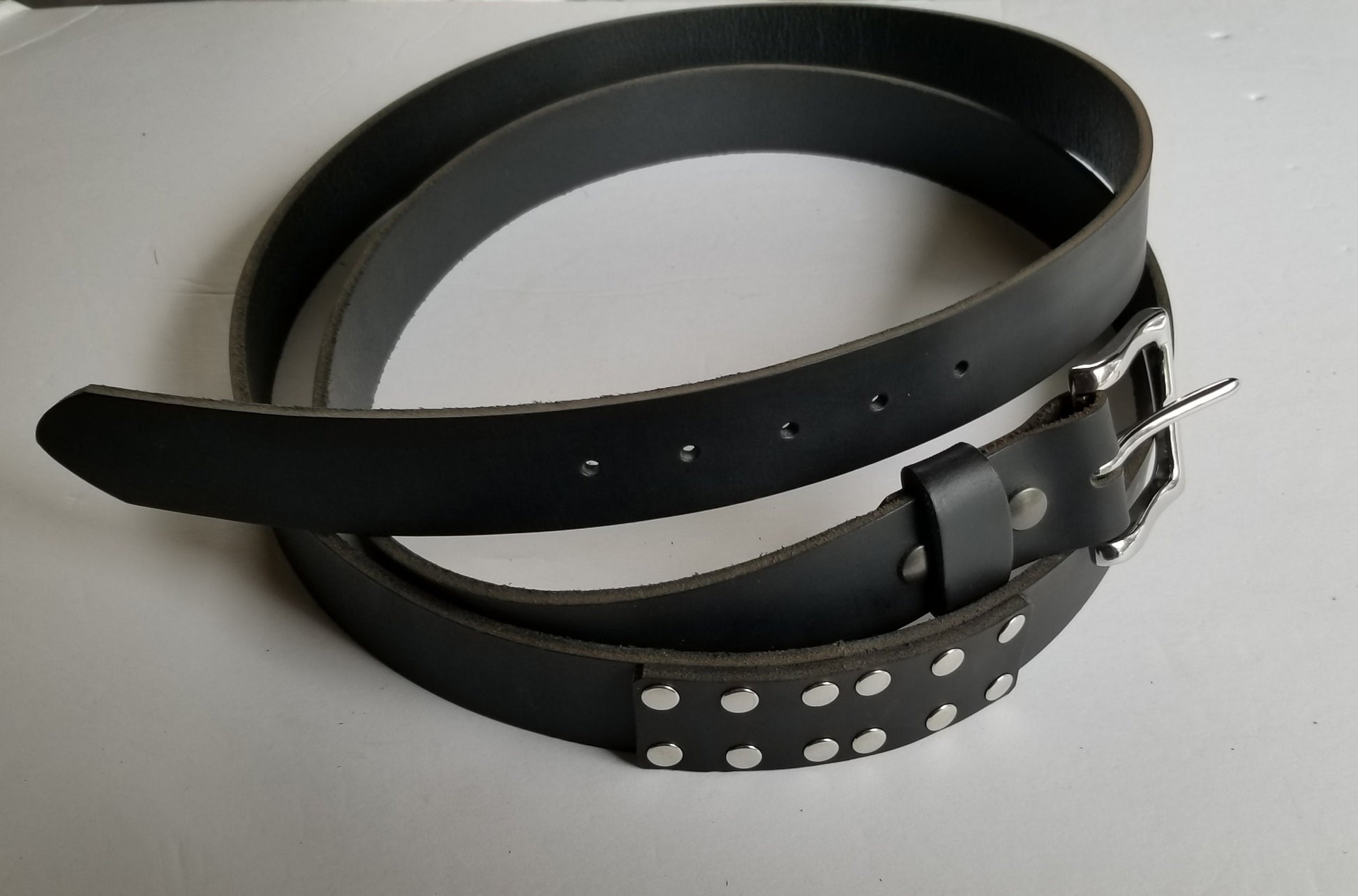 OVERSIZED Leather Belts Custom Belt,Waist Sizes 50" or More, Made to Measure. Reinforced Belt Design for Jeans and Motorcycle, Custom Cut