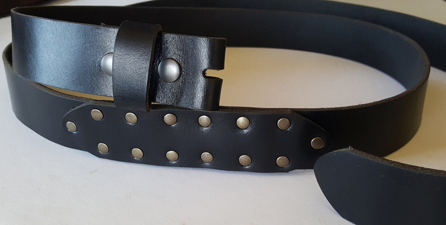 OVERSIZED Leather Belts Custom Belt,Waist Sizes 50" or More, Made to Measure. Reinforced Belt Design for Jeans and Motorcycle, Custom Cut