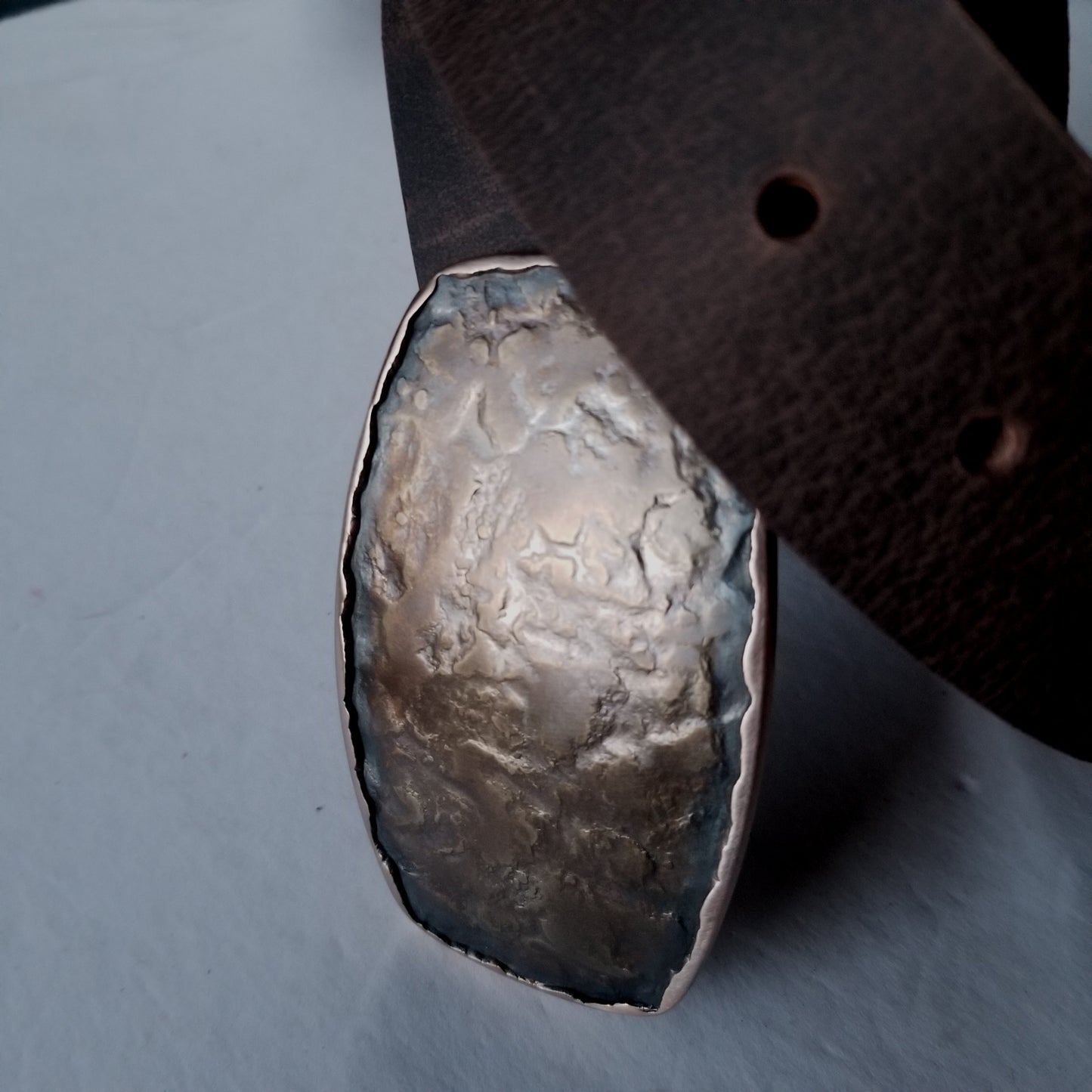 Bronze Buckle for 2" Belt Unisex Anniversary Gift Canadian Gift Blacksmith Hand Forged Belt Buckle His or Her Bronze Jean Buckle & Gift Bag