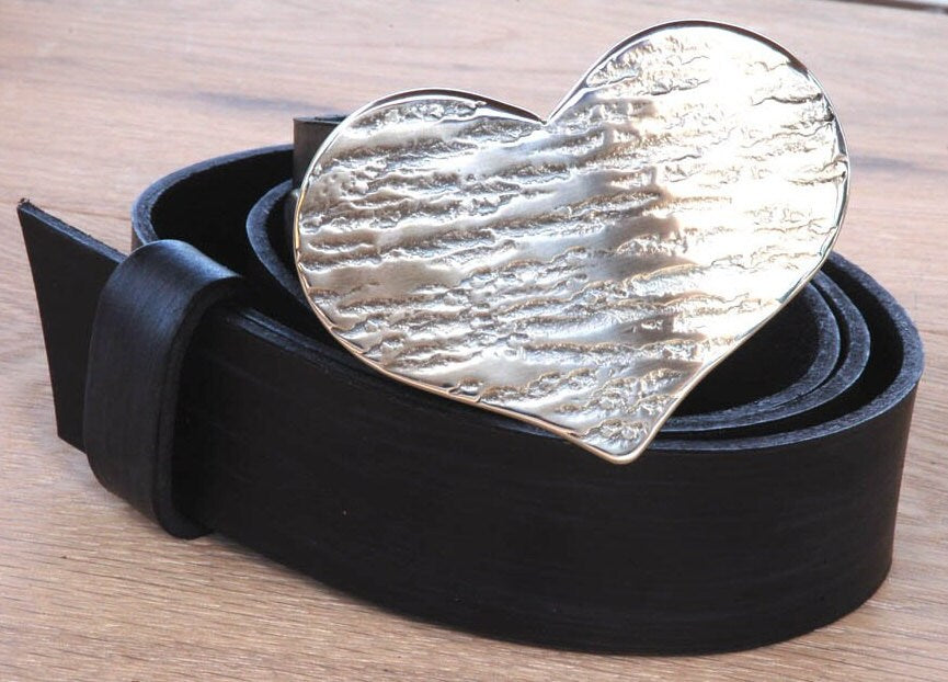 HEART Belt Buckle, Lover's Gift, Sweetheart Gift, Sweet 16 Buckle, Mother's Day, Women's Valentine Gift, Buckle Fits 1-1/2" Belt for Jeans