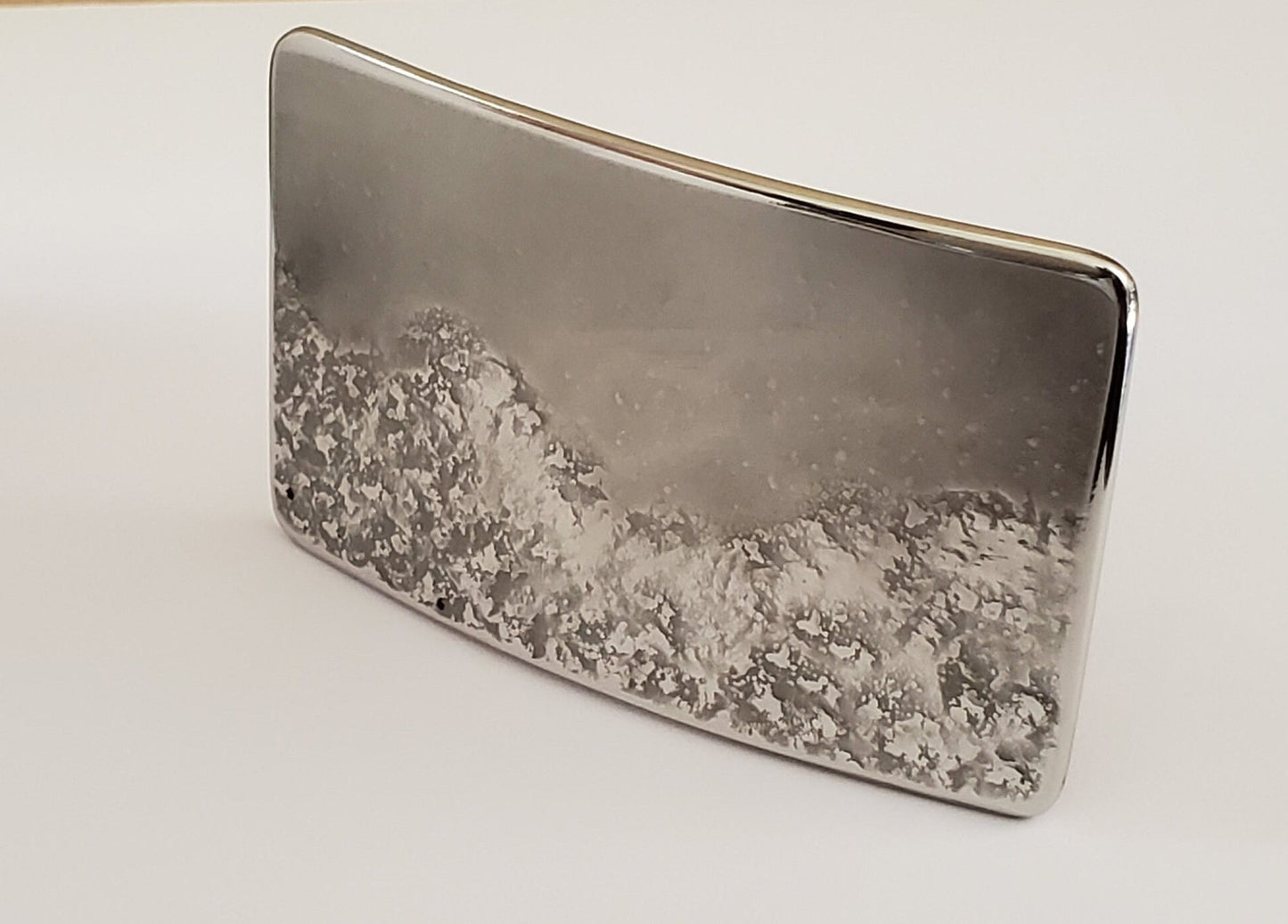 American Landscape, Belt & Buckle, Waterproof Accessories, Hiker's Outdoor Gear, Artisan Signed Buckle, Fits 1.5" Leather Snap Belt for Jean