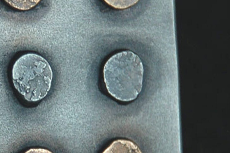 Belt Buckle Polka Dot Stainless Steel & Bronze Made in Canada 1.5" Belt for Jean Anniversary Gift Bronze Anniversary Gift