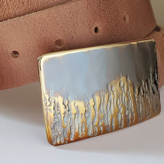 Firefighter Belt Buckle Hand Forged in Fire Unisex Firefighter Gear First Responder Gear Fits 1.5" Jeans Fire Work Wear Accessory