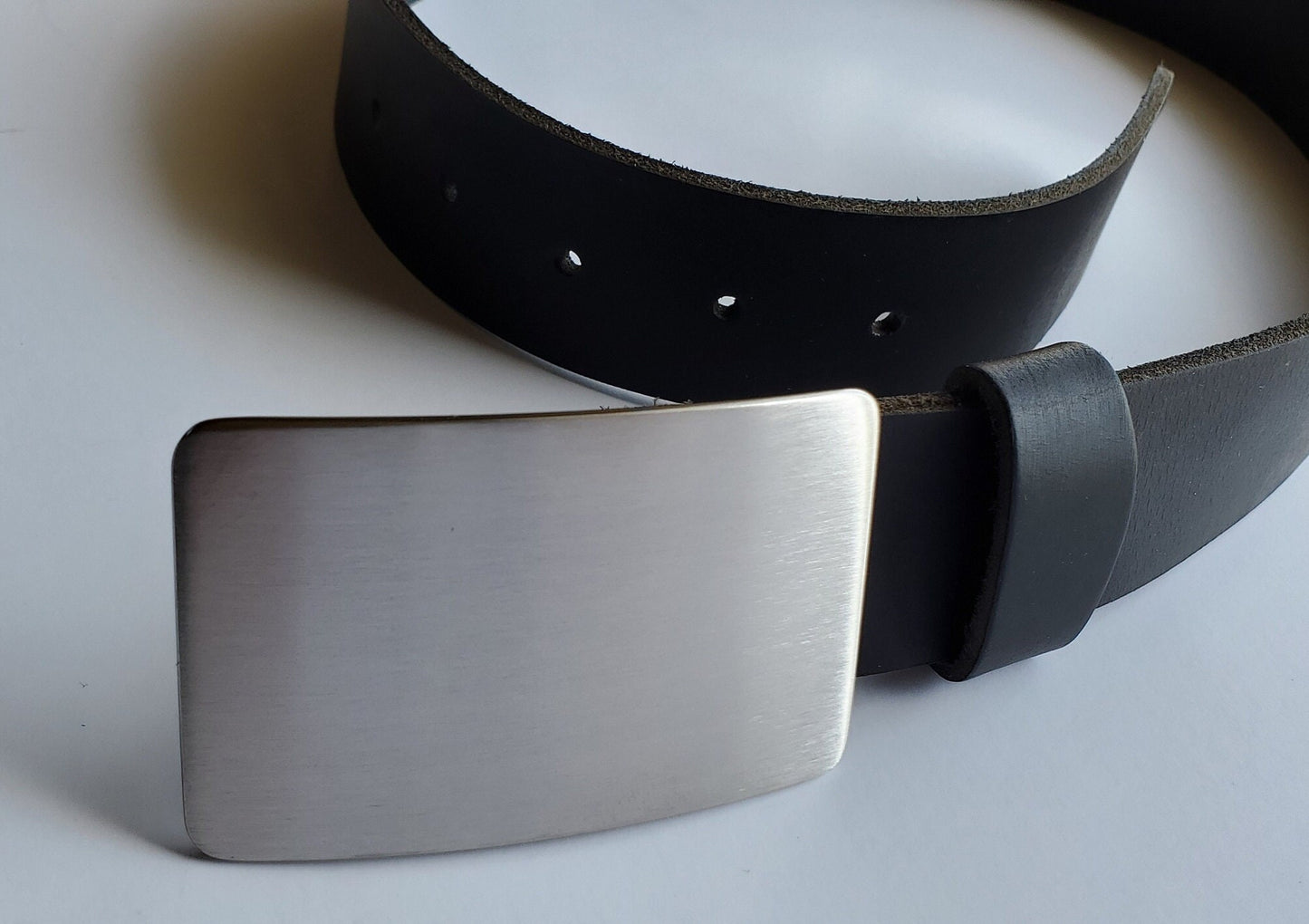 Belt Buckle fits 1-1/2" Leather Belt, Belt Buckle, Brushed Stainless Steel, Boyfriend Gift, Blue Jean Belt Buckle, Unisex Christmas Gifts