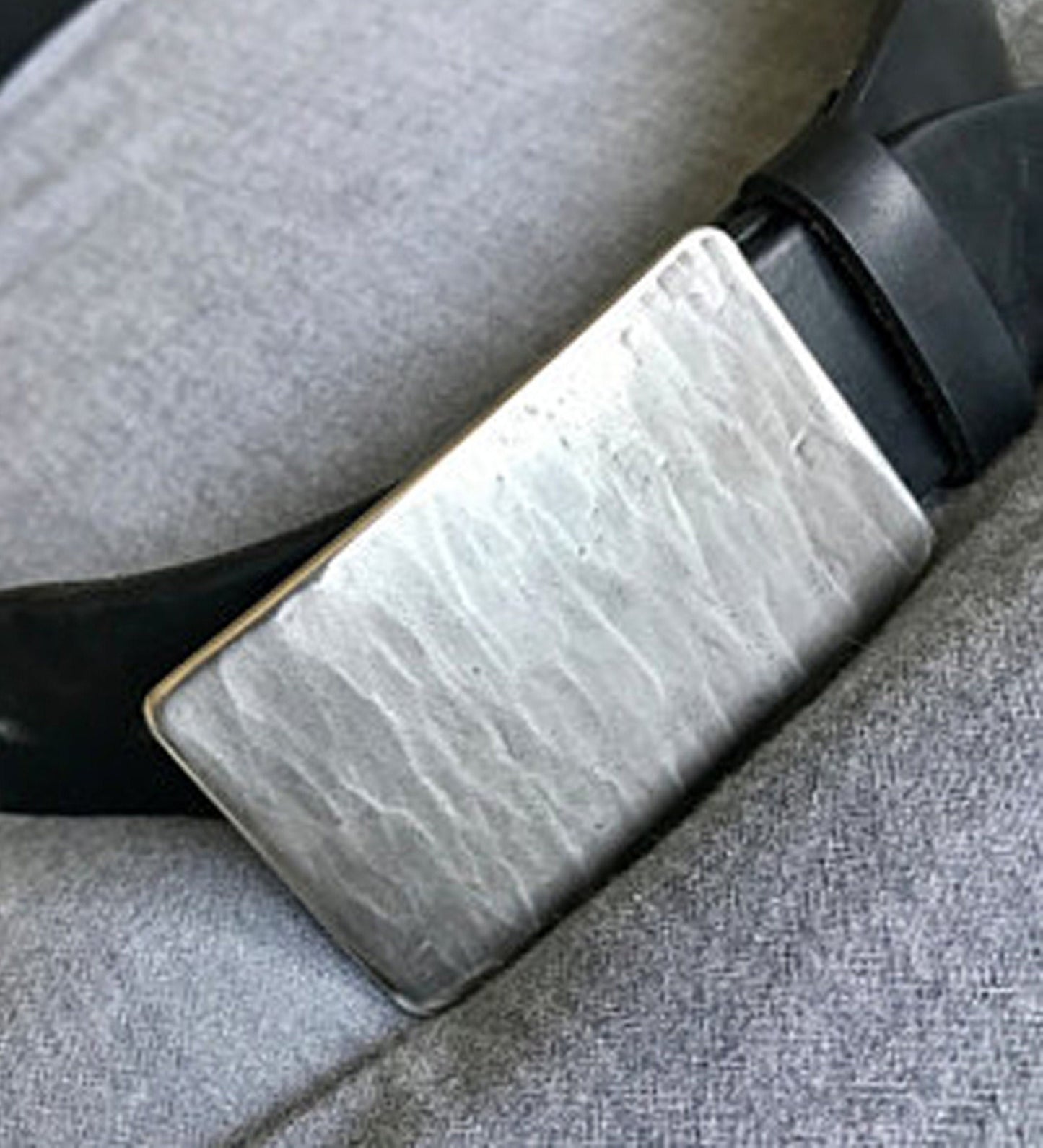 KILT Belt Buckle, Hand Forged Buckle, Scottish Stainless Steel Buckle, Signed by Artist, 2" Belts Available with Snaps, Made to Order Gift
