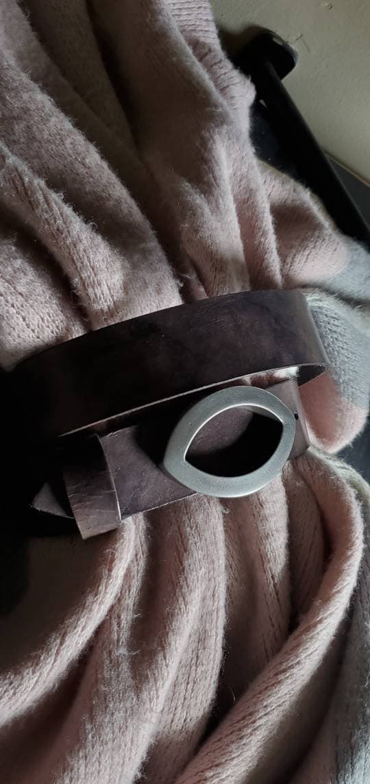 Belt Buckle Ladies Accessories Canadian Design Fits 1-1/2" Leather Belt for Jeans Coat Little Black Dress Unisex Accessories by Aucoin