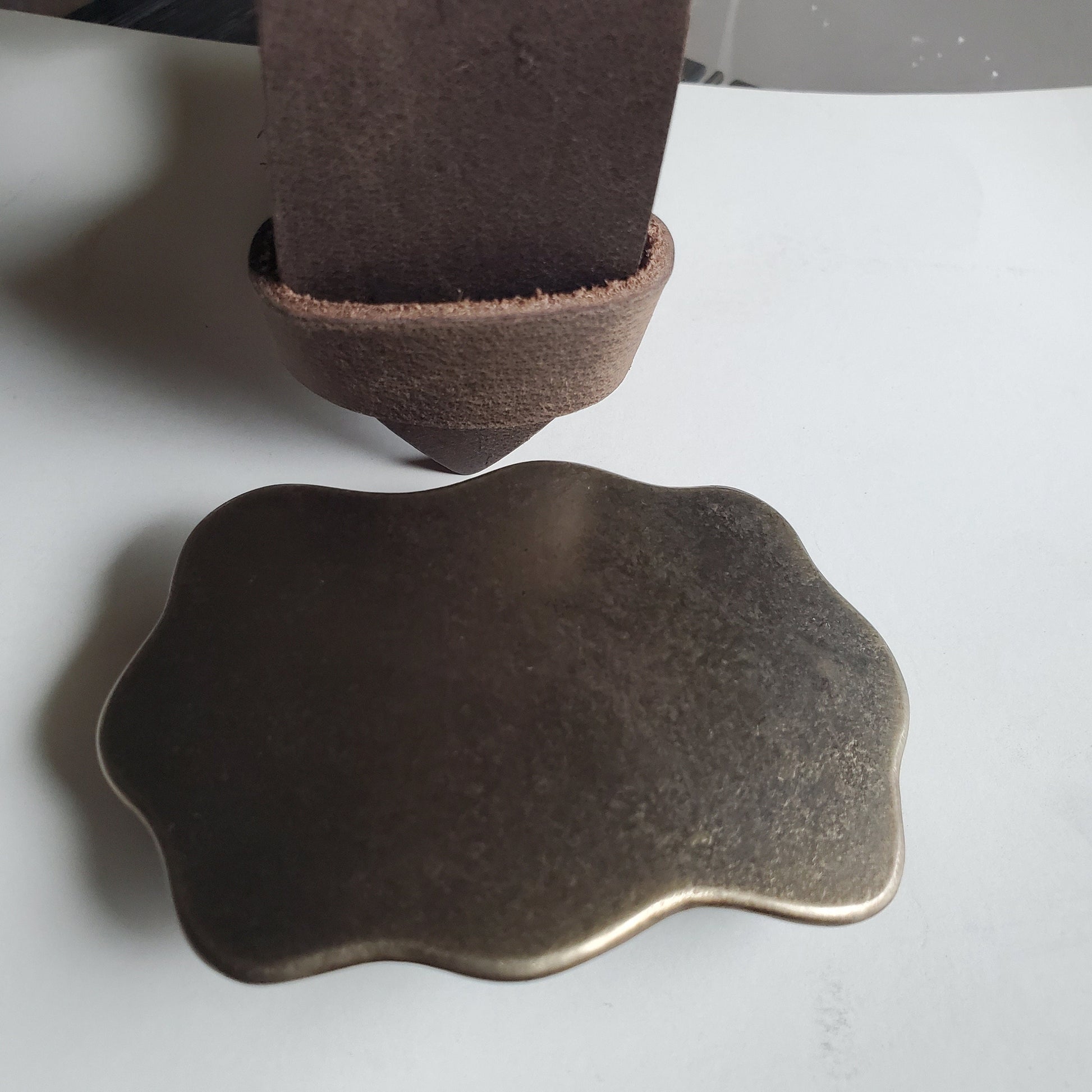 Rodeo Gear Western Wear Belt & Buckle for Jeans Western Buckle Hand Forged Stainless Steel Buckle and Belt Buckle for 1.5" Leather Belt