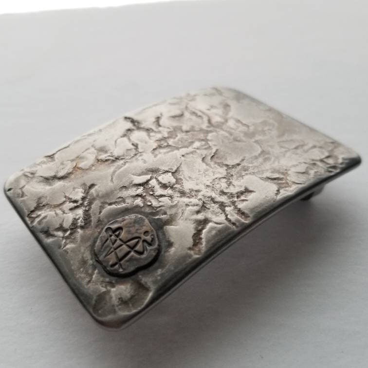 Monogrammed Belt Buckle, Your Signature, Keepsake, Great Gift with Gift Bag, Hypoallergenic Buckle, Stainless Steel For 1.5" Leather Belt