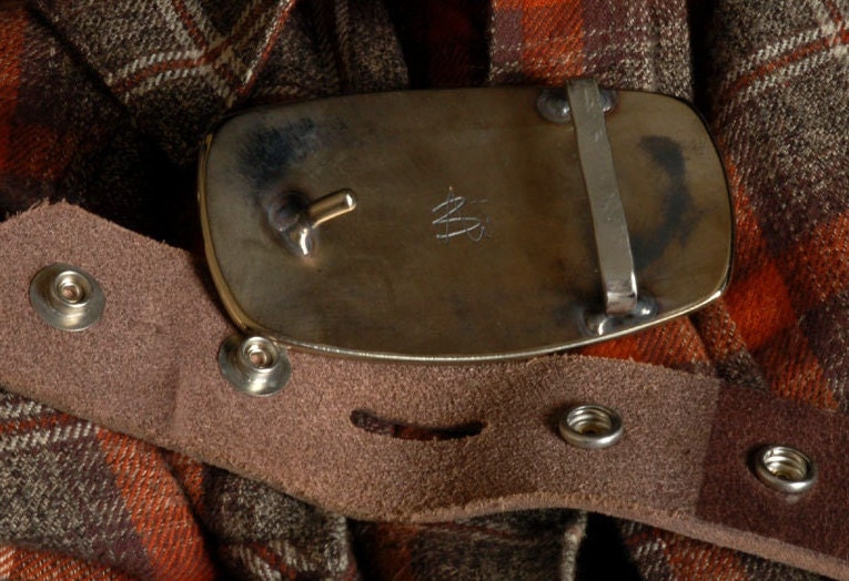 Belt & Buckle, Hand Forged Buckle with Belt, Unisex Accessories, Rodeo Buckle, Cowboy Buckle, Work Wear, Outdoor Gear, Accessories For Jeans
