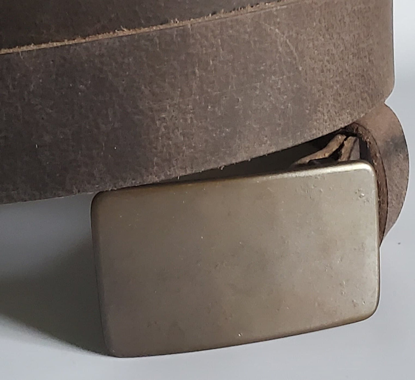 Private Listing 4 KH~ Men's Suit Belt & Buckle Set (with Zia) Suit Belt Buckle Hand Forged Stainless Steel Buckle and 1-1/4" Wide Belt
