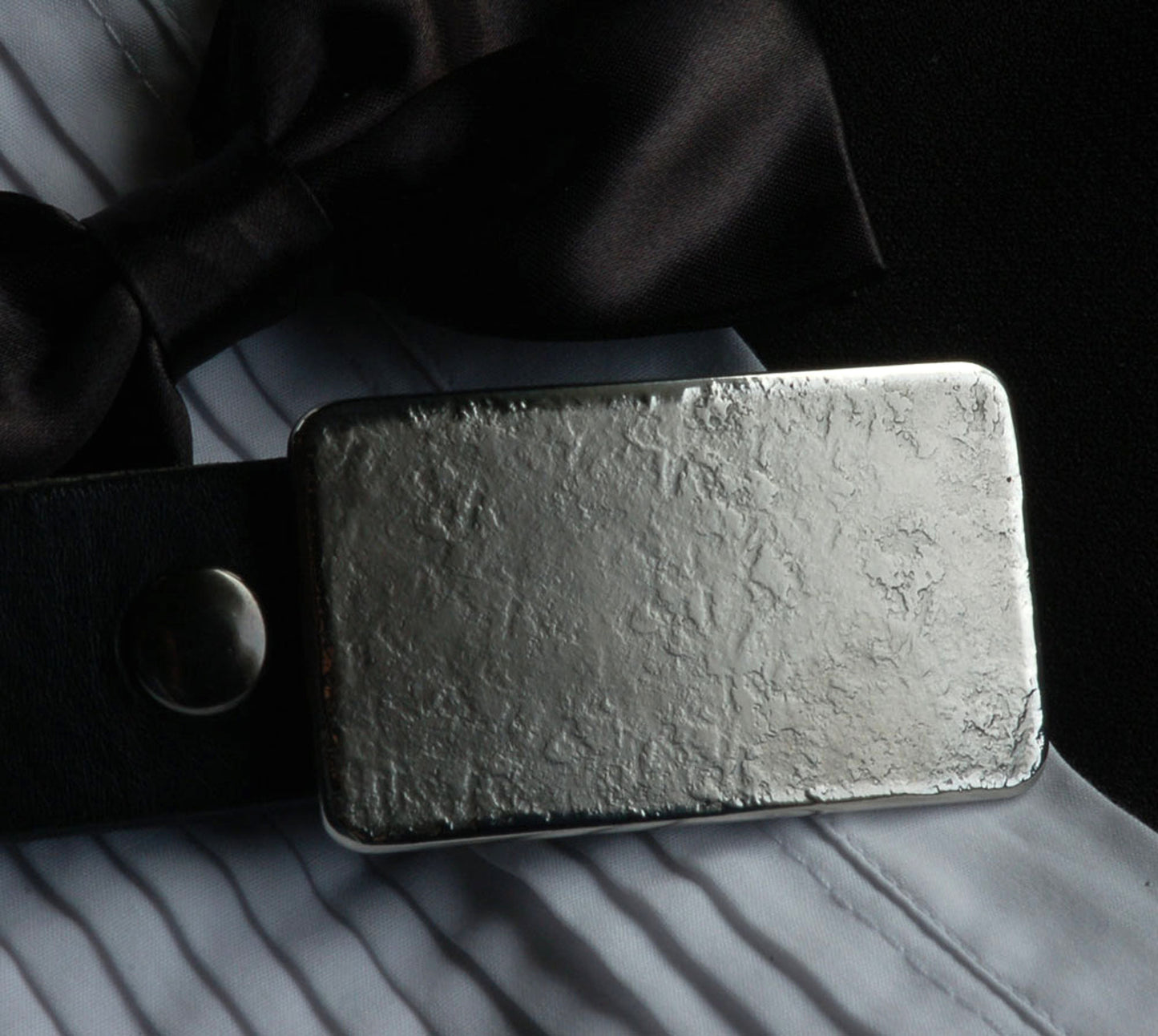 Belt Buckle for 2" Belt Hand Forged Stainless Steel Buckle Anvil Textured Classic Jean Buckle Hypoallergenic Accessory Buckle For 2" Belt
