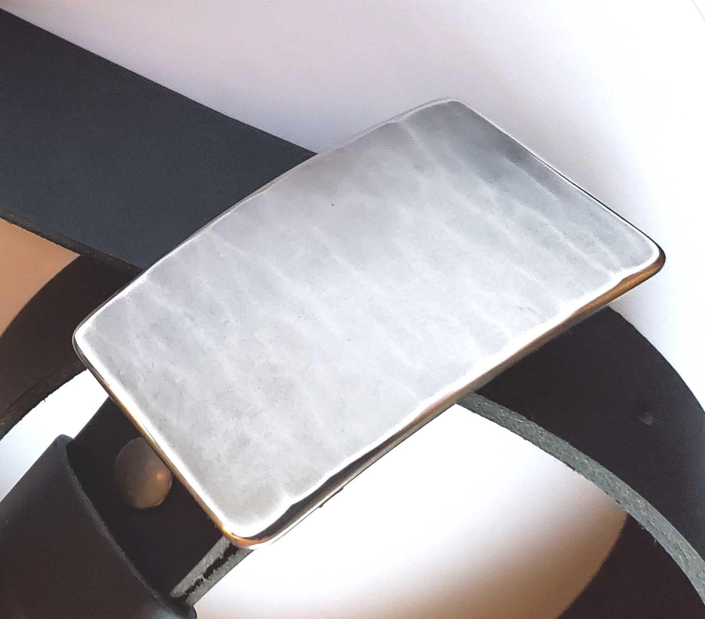 Suit Belt Buckle Unisex Belt Buckle Canadian Suit Buckle Ancient Bronze Wood Grain Hand Forged Stainless Buckle for 1-1/4" Belt for Suits
