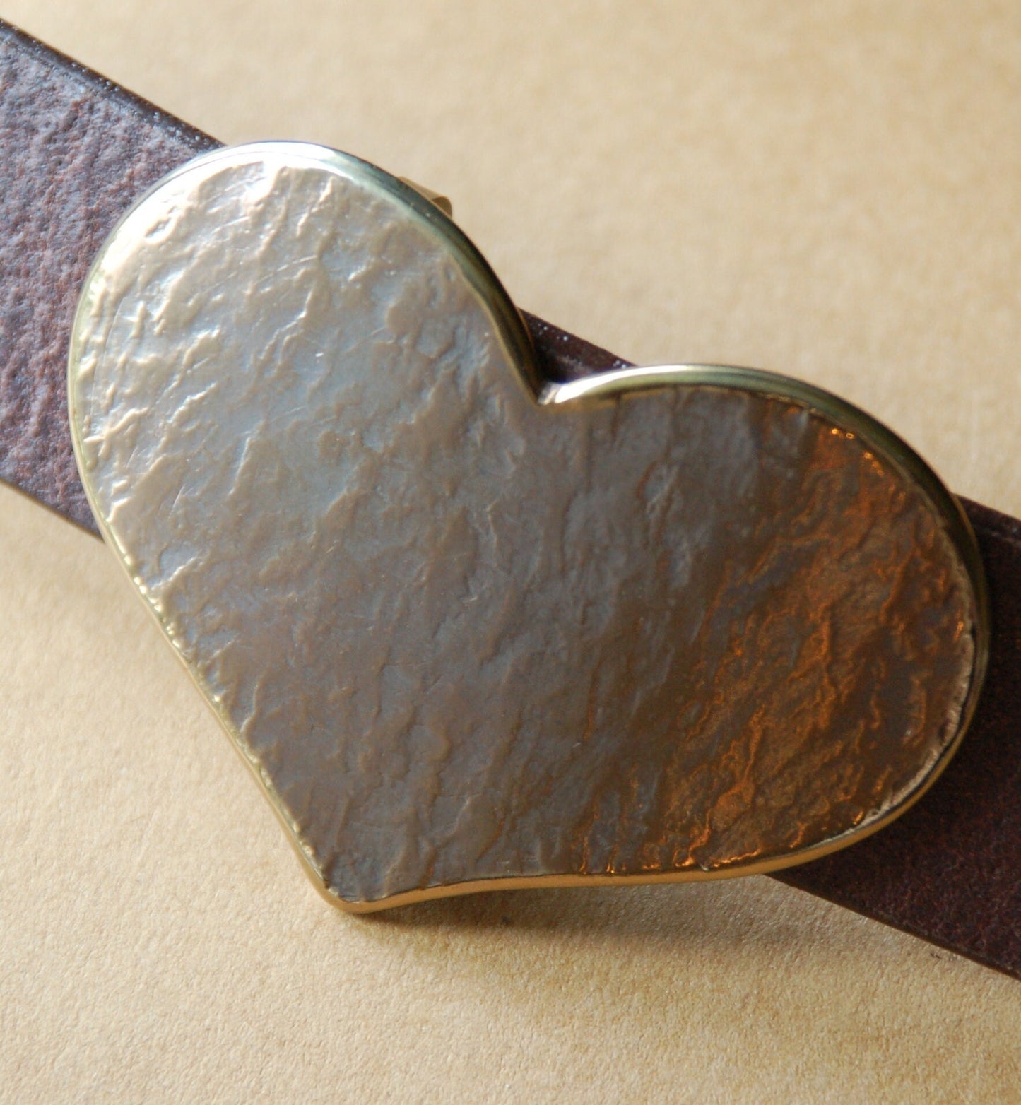 Bronze Heart Buckle