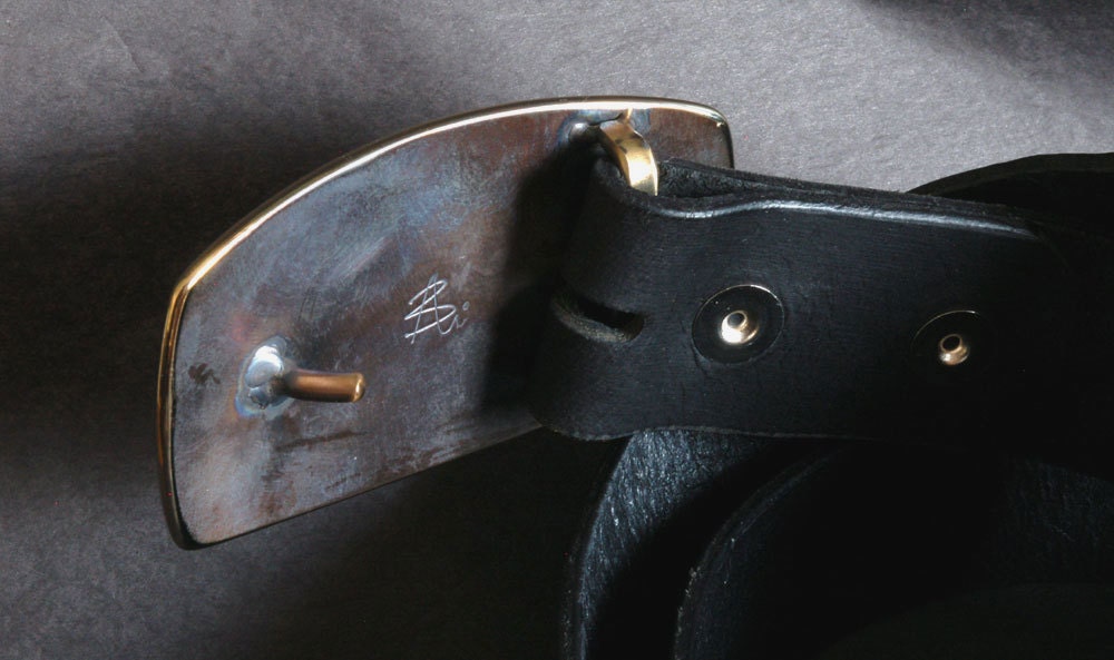 Great Outdoors Belt Buckle Waterproof Original Blue Jean Buckle Hand Forged Stainless Steel Hypoallergenic Buckle Fits Leather Belt