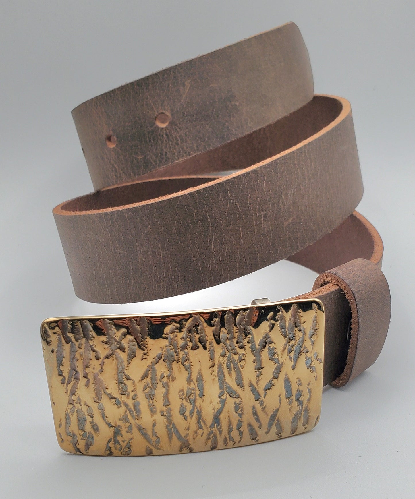 Leather Belt with SNAPS for Jeans or Suits Custom Cut Oiled Buffalo Leather Belts Five Colours w/snaps 1.5" and 1.25" Wide Made to Measure