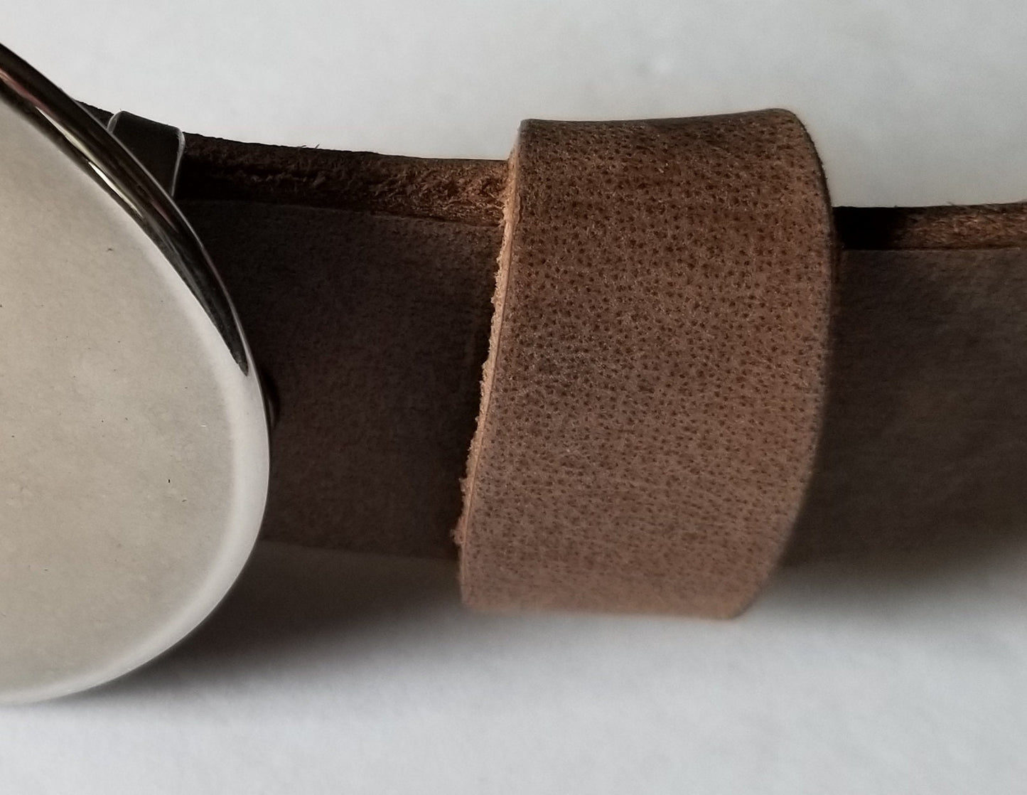 Leather Belt with SNAPS for Jeans or Suits Custom Cut Oiled Buffalo Leather Belts Five Colours w/snaps 1.5" and 1.25" Wide Made to Measure