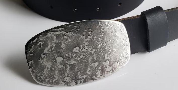Blue Jean Buckle & Belt Rodeo or City Slicker Belt and Buckle Hand Forged Canadian Made Buckle Stainless Steel Buckle for Jeans Unisex Gifts