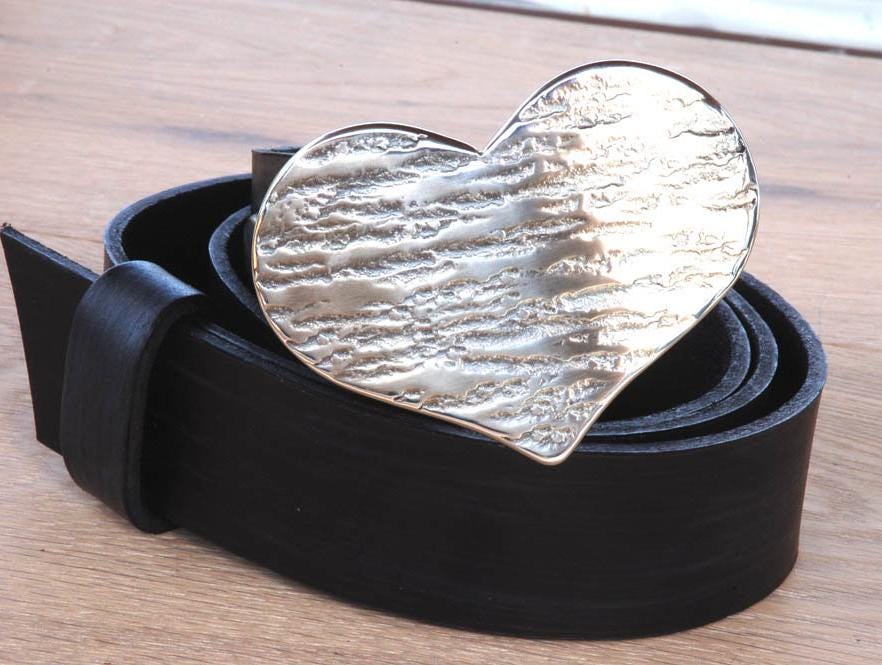 HEART Belt Buckle ~ Lover's Gift ~ Sweetheart Gift ~ Sweet 16 Buckle ~ Mother's Day ~Accessories Original Buckle Fits 1-1/2" Belt for Jeans