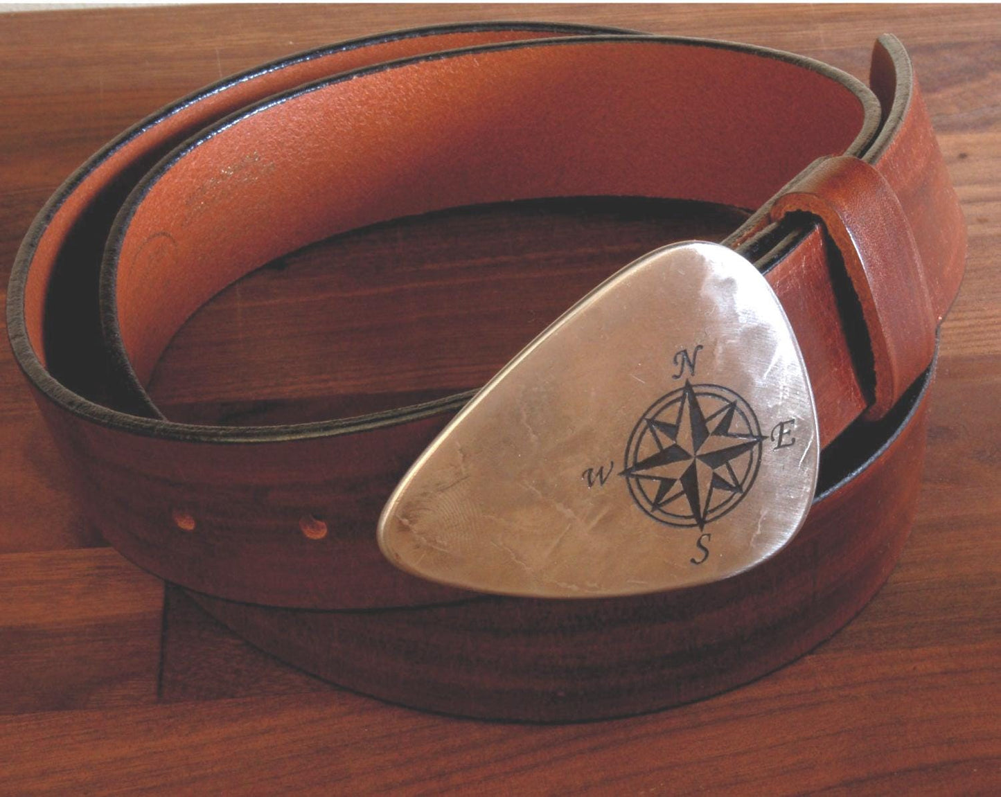 Belt Buckle Nautical Compass Belt Buckle Canadian True North Guitar Pick Buckle Hypoallergenic Accessories Fits 1.5" Leather Belt for Jeans