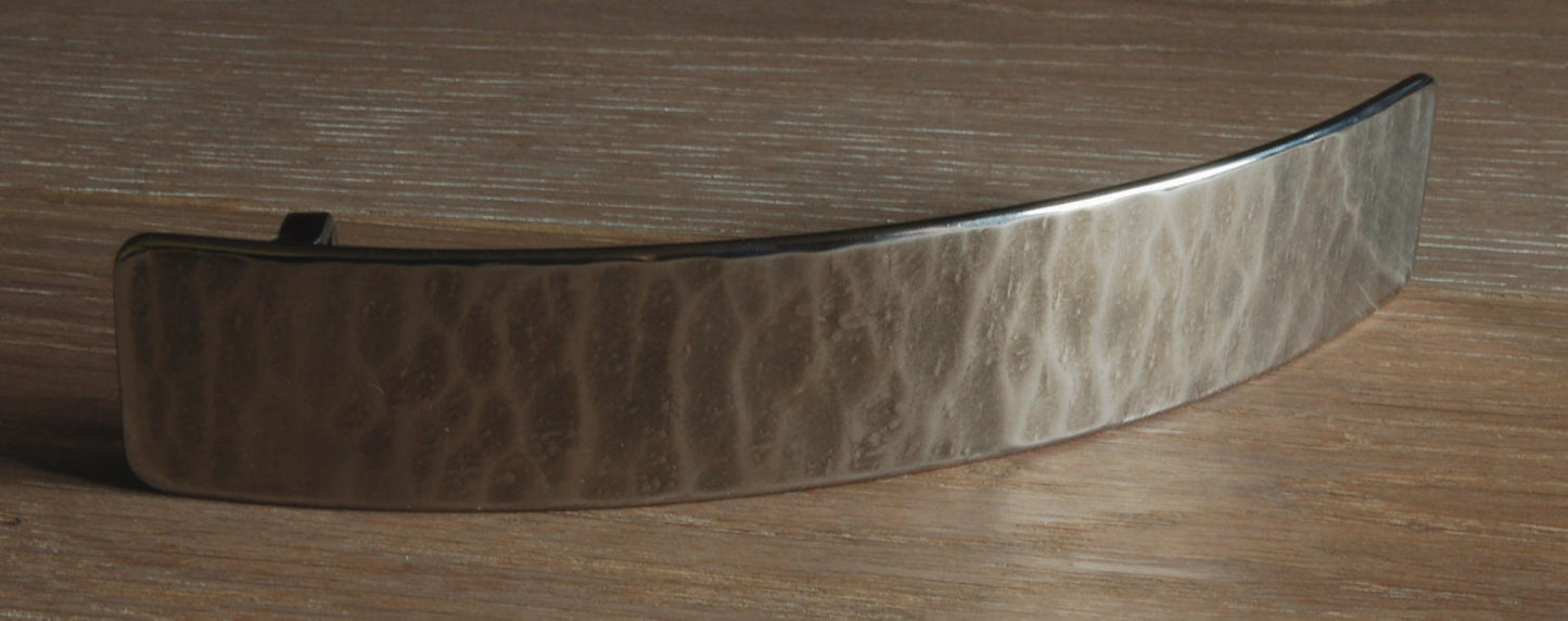 Belt Buckle, Fits 1" Belt, Designer, Runway Accessories, Stainless Steel, Hypoallergenic Accessory, Slim Fit, Hand Forged, Aucoin Original