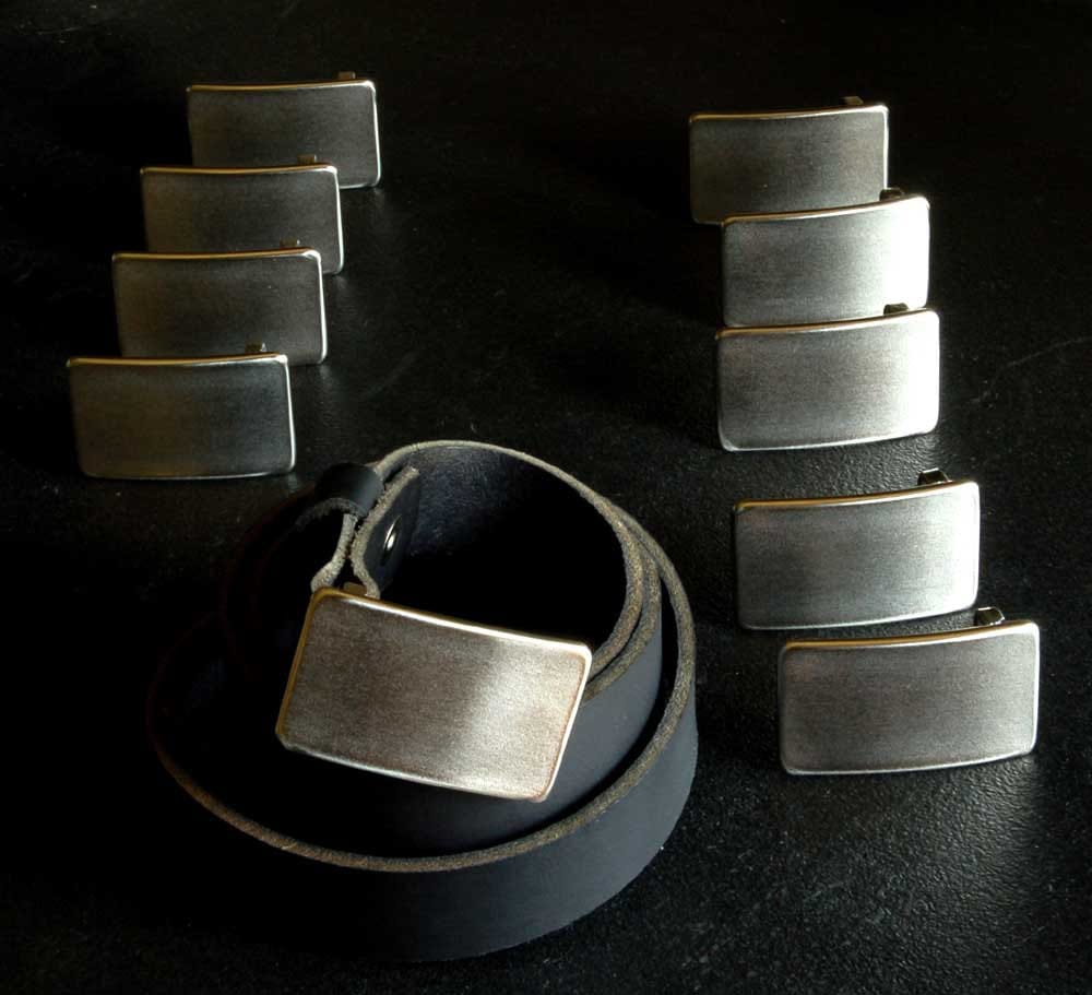 Classic Father's Day Belt Buckle 11th Anniversary Raw Stainless Steel Belt Buckle Unisex Accessories Stocking Stuffer Gift Suit Belt Buckle